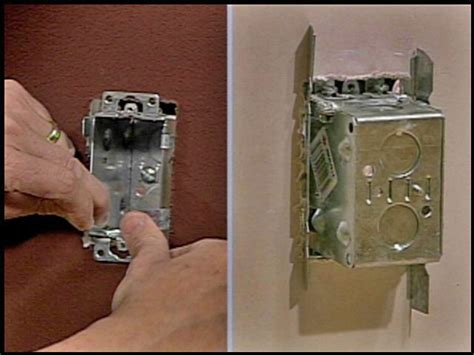 attach electrical box to stud|electrical box for existing drywall.